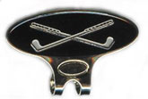 Black Cross Club Hat Clip